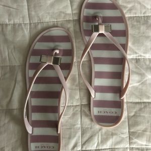 Coach flip flops